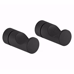 Handdukskrok Damixa Silhouet (2-pack) Mattsvart