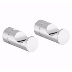 Handdukskrok Damixa Silhouet (2-pack) Krom