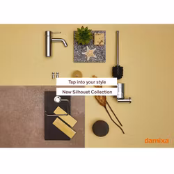 Handdukskrok Damixa Silhouet (2-pack) Krom