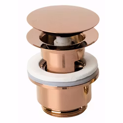 Bottenventil Damixa med Pop-up Koppar pvd