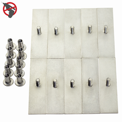 Montagebricka DesignBath Rörklammer Dubbel 10-Pack