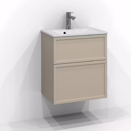 Tvättställsskåp Svedbergs Poem Ram 50x35 med 2 Lådor