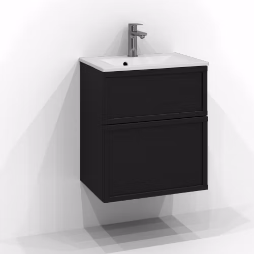 Tvättställsskåp Svedbergs Poem Ram 50x35 med 2 Lådor