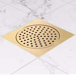 Golvbrunnssil Äkta mässing U/U