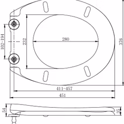 Toalettsits Rubinett Soft