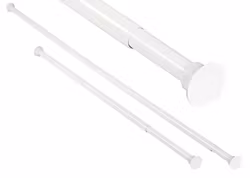 Duschdraperistång Arrow Expander Vit 75-125 cm