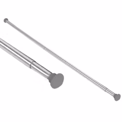 Duschdraperistång Arrow Expander Silver 75-220 cm
