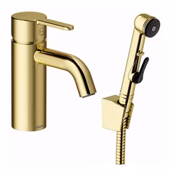 Tvättställsblandare Damixa Small med Sidodusch Mässing pvd