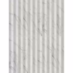 Kakel Maximalista Elegant White Roman Large 5x40