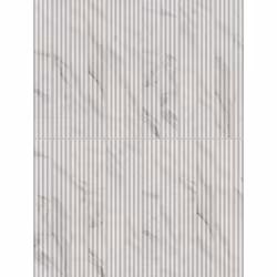 Kakel Maximalista Elegant White Roman Small 5x40