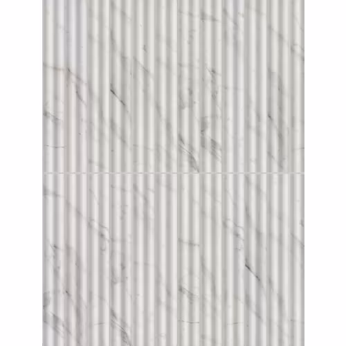 Kakel Maximalista Elegant White Roman Regular 5x40