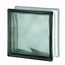 Glasblock Basic Moln 1908/W Grå