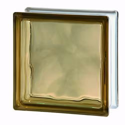 Glasblock Basic Moln 1908/W Brun