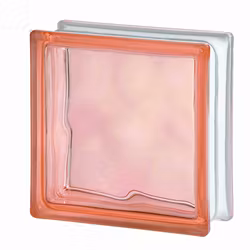 Glasblock Basic Moln 1908/W Rosa