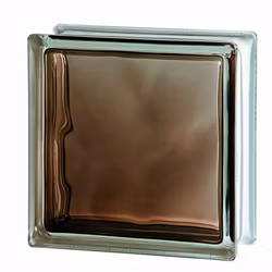 Glasblock Basic Moln 1908/BB Brun