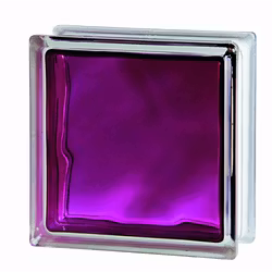 Glasblock Basic Moln 1908/BB Cerise