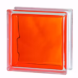 Glasblock Basic Moln 1908/BB Orange