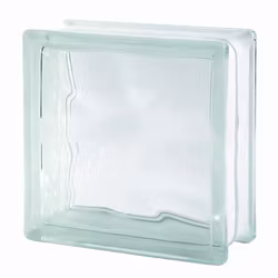 Glasblock Basic 1908/C-Y (Moln/Slät olika sidor)