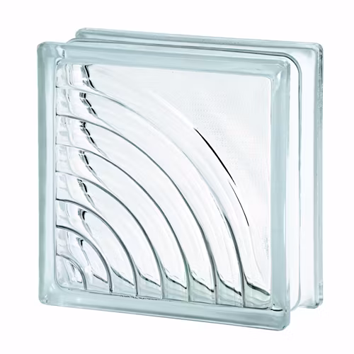 Glasblock Basic 1908/V Klar Midarc