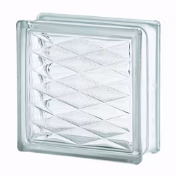 Glasblock Basic 1908/ZP Klar Lozenge
