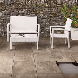 Uteklinker La Roche Ecru 60x60 2 cm