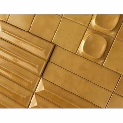 Kakel Pop Ocra Flat Glossy 6,2x25