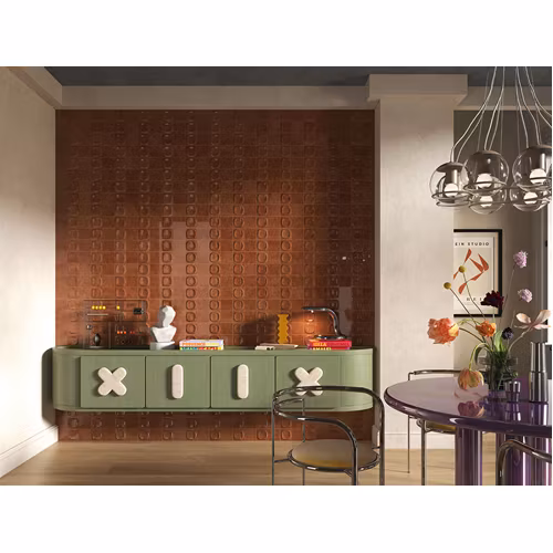 Kakel Pop Terra Flat Glossy 6,2x25