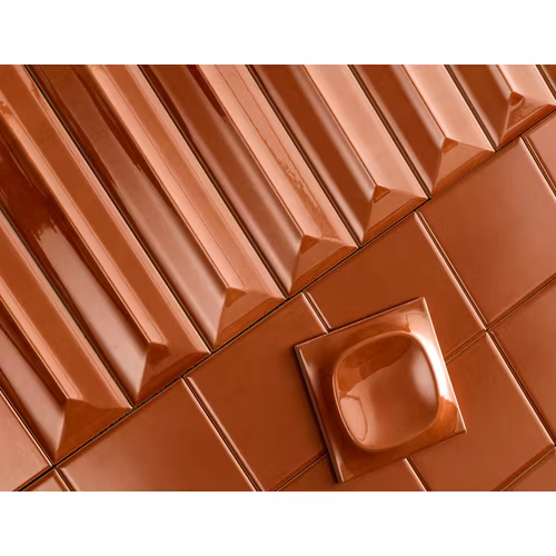 Kakel Pop Terra Flat Glossy 6,2x25