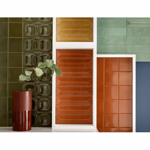 Kakel Pop Terra Flat Glossy 6,2x25