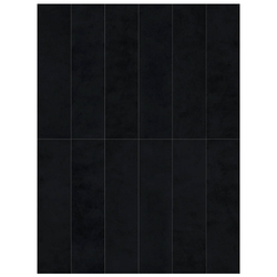 Kakel Pop Nero Flat Glossy 6,2x25