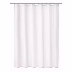 Duschdraperi Kleine Wolke Rica SnowWhite 180x200 cm