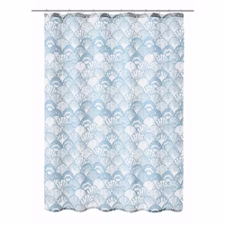 Duschdraperi Kleine Wolke Concha Iceblue 180x200 cm
