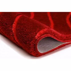 Badrumsmatta Kleine Wolke Tram Red