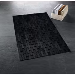 Trämatta Kleine Wolke Palito Schwarz 50x70 cm