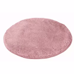 Badrumsmatta Kleine Wolke Relax Pastellrose 60 cm Rund