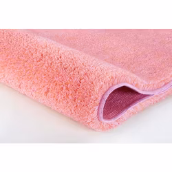Badrumsmatta Kleine Wolke Relax Pastellrose 60 cm Rund