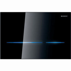 Spolplatta Geberit Sigma 80 Svart 230v