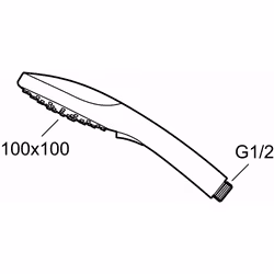 Duschhandtag FM Mattsson Siljan 3-strålig