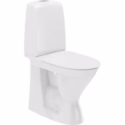 Toalettstol Ifö Spira 6261 Rimfree Hög Modell med Hårdsits För Limning