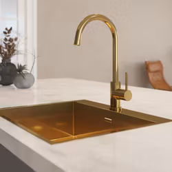 Köksblandare Adora Imperia U med Hög Pip Guld