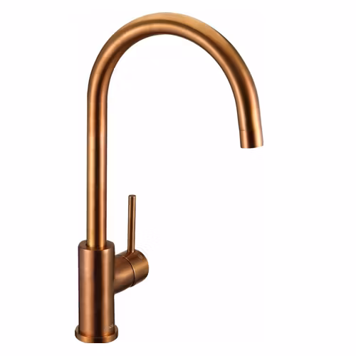 Köksblandare Adora Imperia U med Hög Pip Borstat Rödguld