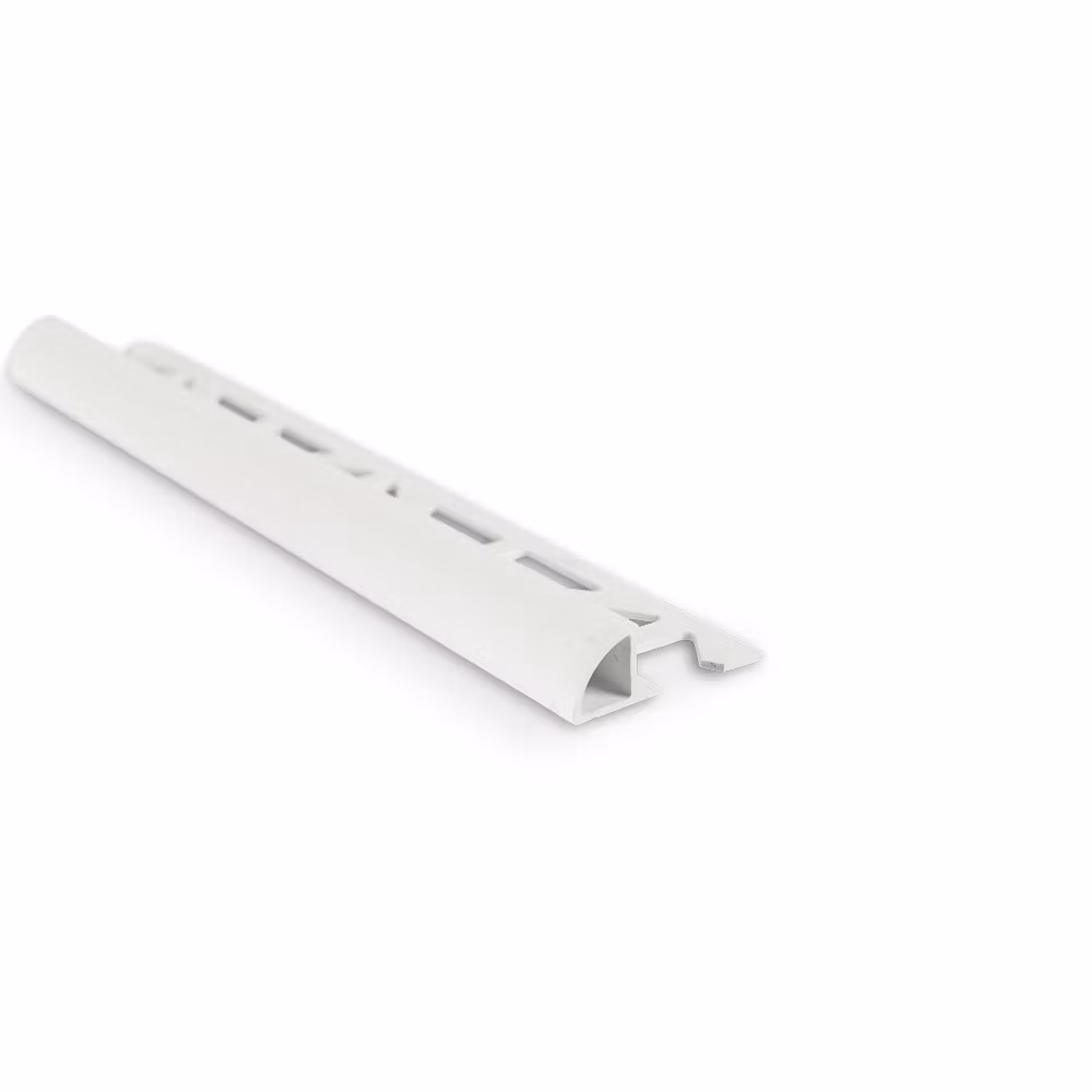 Kakellist Blanke Kvartsrund Plast Vit