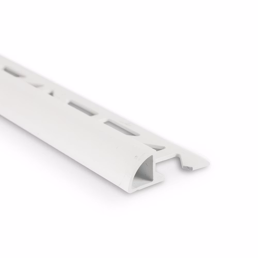 Kakellist Blanke Kvartsrund Plast Vit