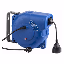 Kabelvinda Gelia Väggmontage H05VV-F 3G1.5 2+10m