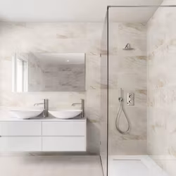 Kakel Marble White Gloss 25x40
