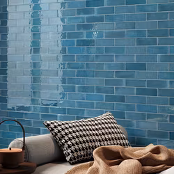 Kakel Tbrick Wall Navy 5,2X16 Glossy