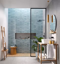 Kakel Tbrick Wall Cerulean 5,2X16 Glossy