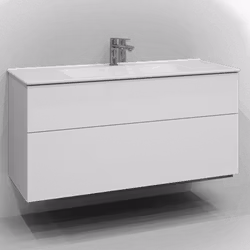 Tvättställsskåp Svedbergs Poem Plan 120x45 med 2 Lådor