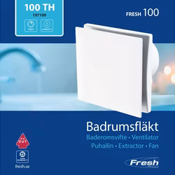 Badrumsfläkt Fresh 100 TH