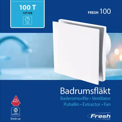 Badrumsfläkt Fresh 100 T